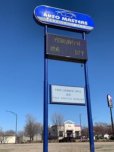 auto masters sign